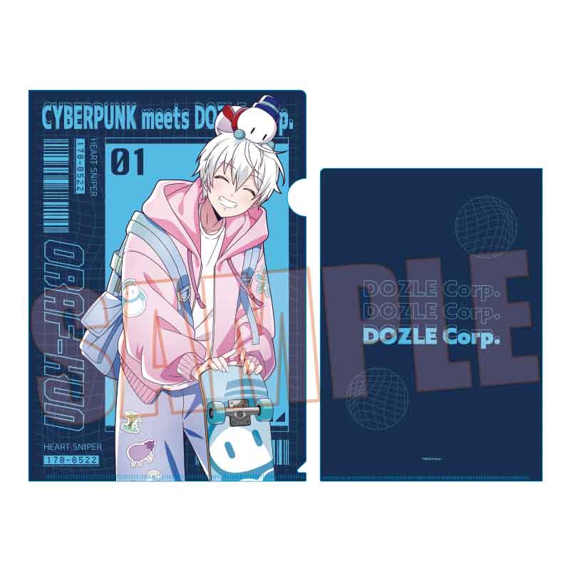 『ドズル社』クリアファイル /おらふくん(CYBERPUNK meets DOZLE Corp.)