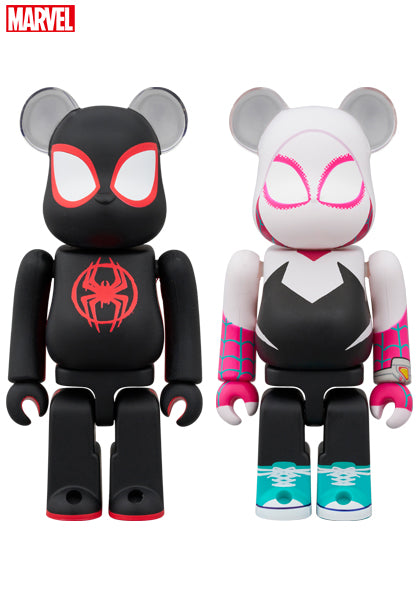 『スパイダーマン』BE@RBRICK SPIDER-MAN(Miles Morales) & SPIDER-GWEN 2PCS SET