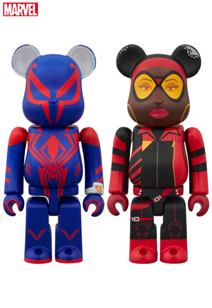 『スパイダーマン』BE@RBRICK SPIDER-MAN 2099 & SPIDER-WOMAN 2PCS SET