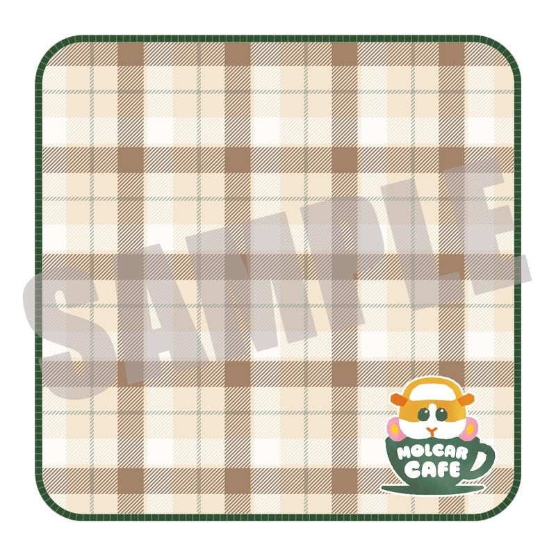 『PUI PUI モルカー』刺繍タオルハンカチ Green AUTUMN ver.