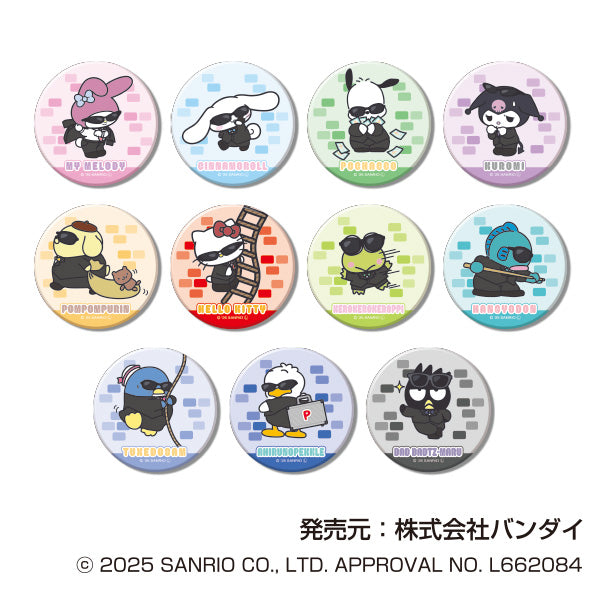 『サンリオキャラクターズ』CANバッジ まねっこーで スパイVer.【BOX】