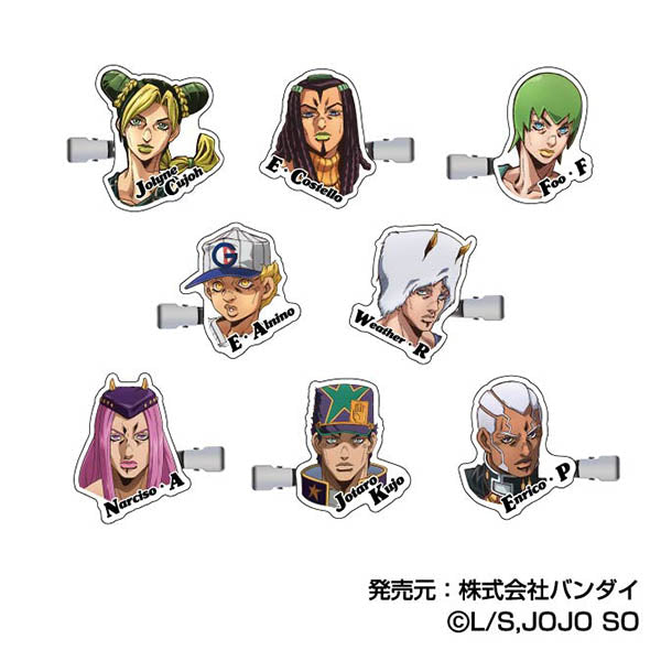 『ジョジョの奇妙な冒険 ストーンオーシャン』コレクションヘアクリップ【BOX】