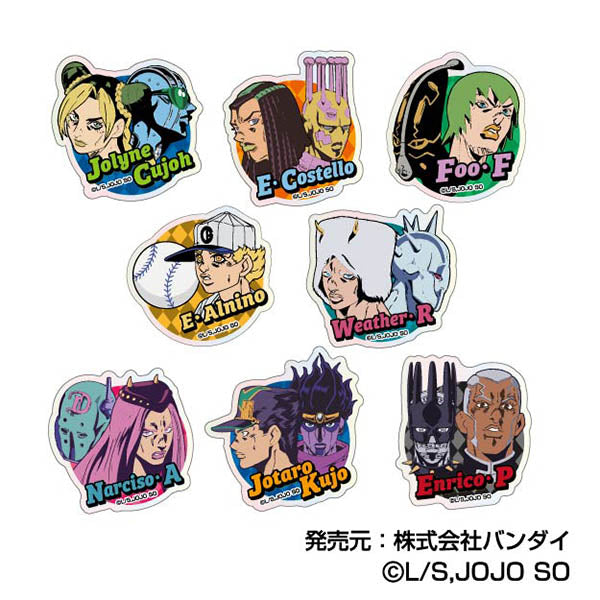 『ジョジョの奇妙な冒険 ストーンオーシャン』キラッとデバイスステッカー【BOX】