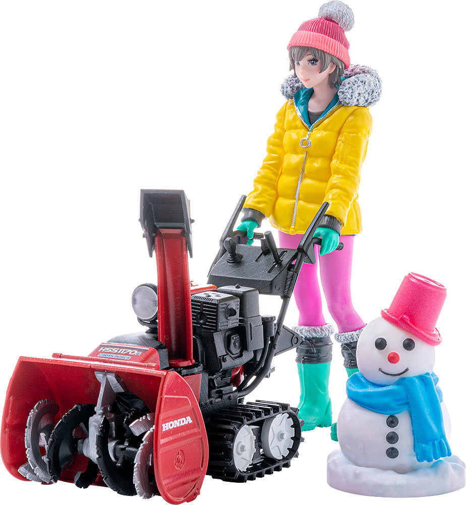 mei•*¨*•.¸♬︎FUJIMI パウダー5セット PLAMAX』MF-62 minimum factory みのり with ホンダ小型除雪機