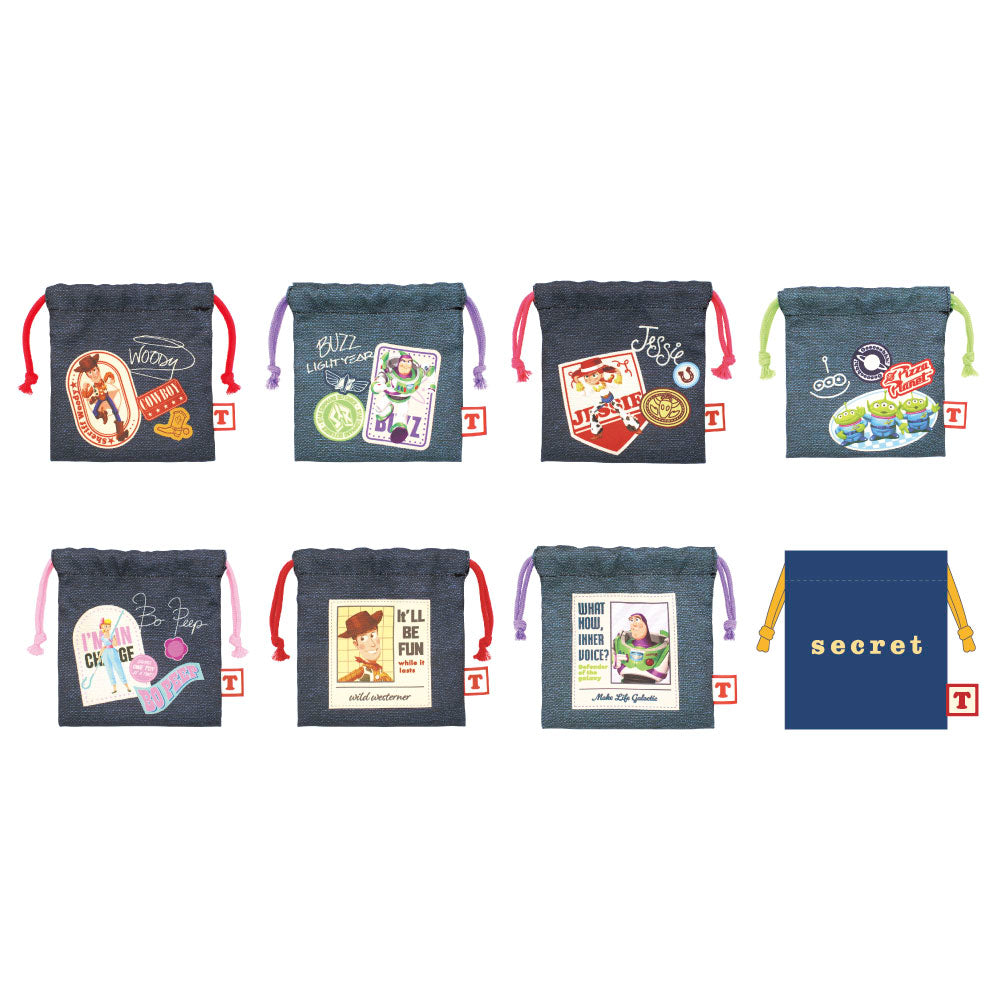 『トイ・ストーリー』ディズニー・ピクサー シークレットデニムライクミニ巾着  Good old denim series【BOX】