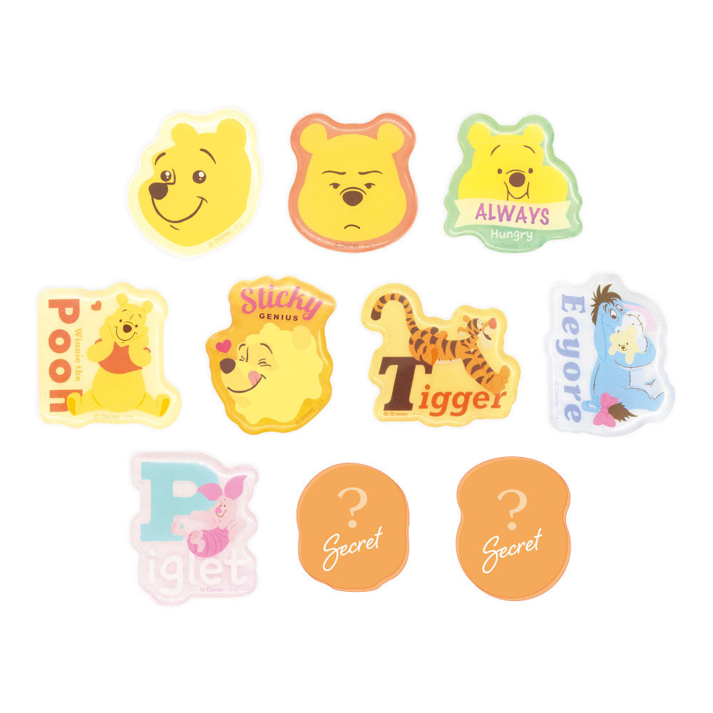 『ディズニー』シークレットアクリルステッカー Winnie the Pooh【BOX】
