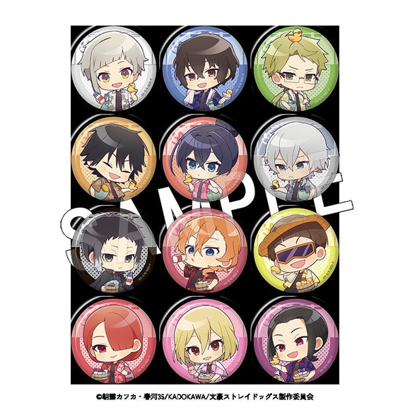 『文豪ストレイドッグス』トレーディング缶バッジ ミニキャラver. 極楽湯第2弾 1SET/12個入【BOX】