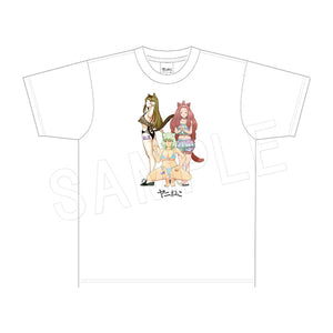 『ヤニねこ』Tシャツ ハメちゃんねるver. L