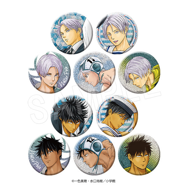 『みずぽろ』トレーディング グリッター缶バッジ  1SET/10個入【BOX】