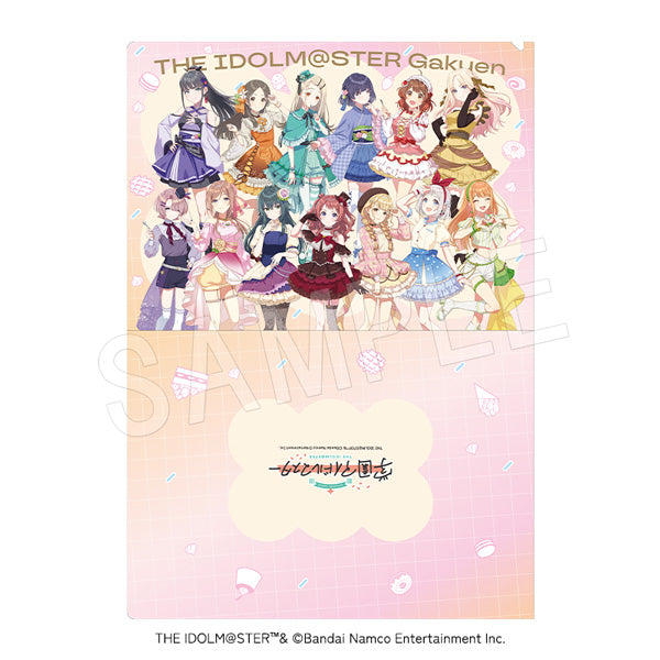 『学園アイドルマスター』A4クリアファイル スイーツVer.