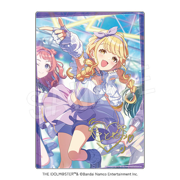 『学園アイドルマスター』サイン入りアクリルアートパネル 雨上がりのアイリスVer. 藤田ことね