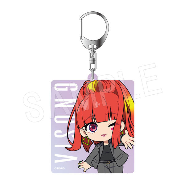 『グノーシア』オーロラアクリルキーホルダー 黒スーツVer. SQ