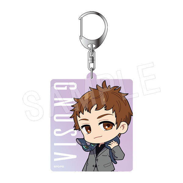 『グノーシア』オーロラアクリルキーホルダー 黒スーツVer. シピ