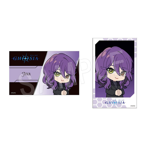 『グノーシア』イラストカード2枚セット 黒スーツVer. ジナ