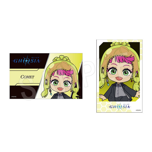 『グノーシア』イラストカード2枚セット 黒スーツVer. コメット