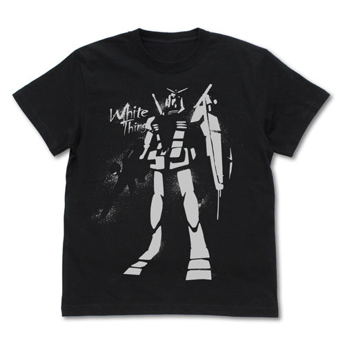 『機動戦士ガンダム』連邦の白いヤツ Tシャツ BLACK【202406再販】