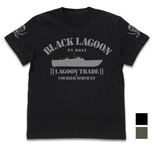 『BLACK LAGOON ブラック・ラグーン』ラグーン号 Tシャツ【202407再販】