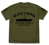 『BLACK LAGOON ブラック・ラグーン』ラグーン号 Tシャツ【202407再販】