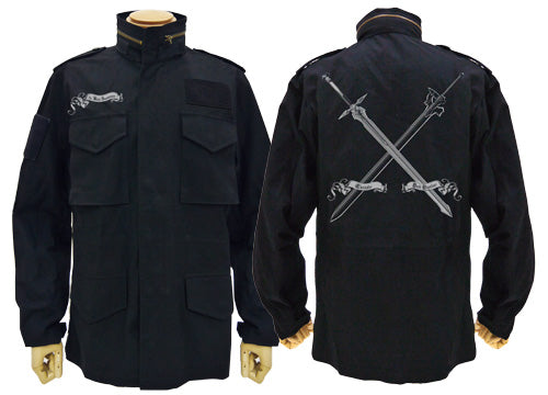 『ソードアート・オンライン』《黒の剣士》キリト M-65ジャケット/BLACK-XL【202407再販】