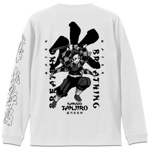 『鬼滅の刃』竈門炭治郎 袖リブロングスリーブTシャツ【202408再販】