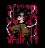 『ドラゴンボールGT』超サイヤ人4 孫悟空 Tシャツ/BLACK【202406再販】