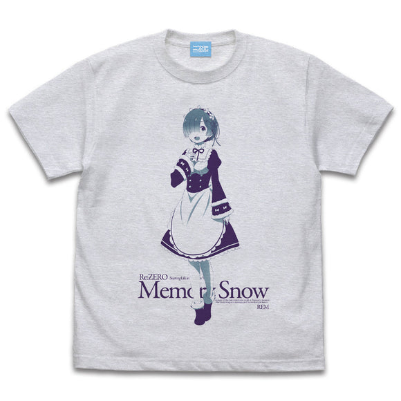 『Re:ゼロから始める異世界生活』レム Tシャツ Memory Snow Ver.【202407再販】