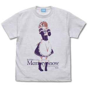 『Re:ゼロから始める異世界生活』ラム Tシャツ Memory Snow Ver.【202407再販】