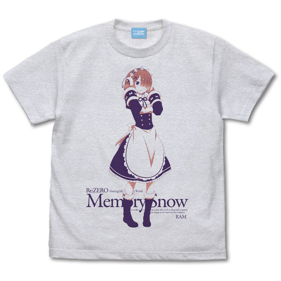 『Re:ゼロから始める異世界生活』ラム Tシャツ Memory Snow Ver.【202407再販】