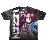 『ノーゲーム・ノーライフ ゼロ』シュヴィ 両面フルグラフィックTシャツ Ver.4.0 BLACK【202407再販】