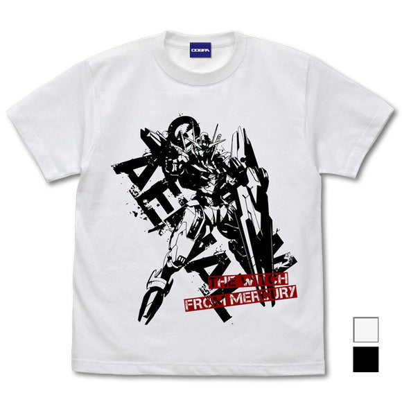 『機動戦士ガンダム 水星の魔女』ガンダム・エアリアル Tシャツ WHITE【202405再販】