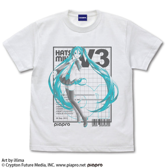 『初音ミク V3』Tシャツ Ver.3.0【202407再販】