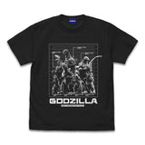 『ゴジラ』歴代ゴジラ身長比較表 Tシャツ【202407再販】