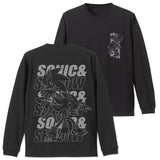 『ソニック・ザ・ヘッジホッグ』SONIC&SHADOW 袖ロングスリーブTシャツ【202408再販】