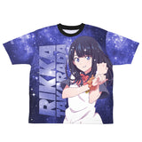 『グリッドマンユニバース』描き下ろし 宝多六花 両面フルグラフィックTシャツ【202405再販】