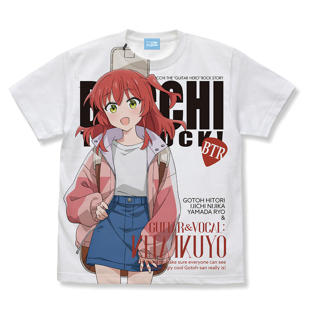 『ぼっち・ざ・ろっく!』描き下ろし 喜多郁代 フルグラフィックTシャツ ストリートファッションVer.【202407再販】