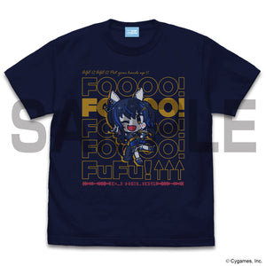 『ウマ娘 プリティーダービー』ダイタクヘリオスのアゲ↑アゲ↑ Tシャツ/NAVY