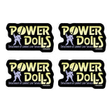 『POWER DoLLS』ロゴ ミニステッカーセット