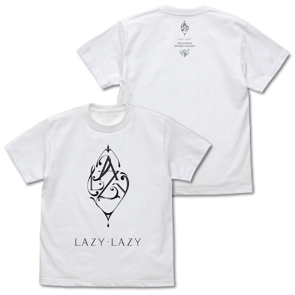 『アイドルマスター シンデレラガールズ』レイジー・レイジー ロゴ Tシャツ ホワイト S