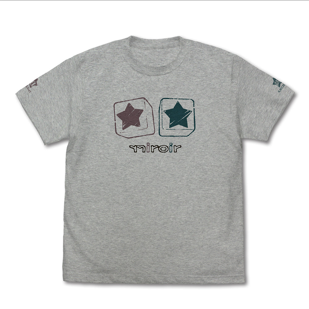 『アイドルマスター シンデレラガールズ』miroirロゴ Tシャツ ミックスグレー S