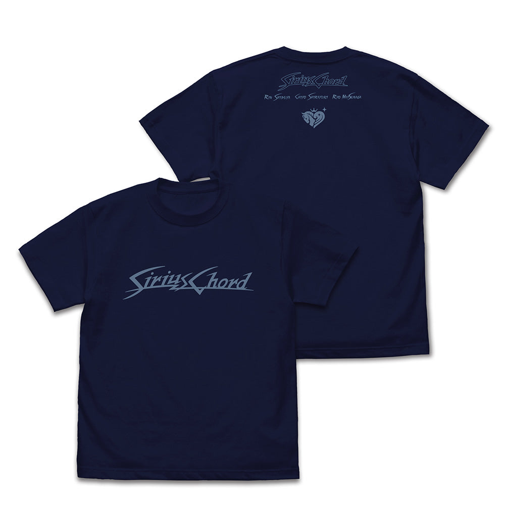 『アイドルマスター シンデレラガールズ』Sirius Chordロゴ Tシャツ ネイビー XL