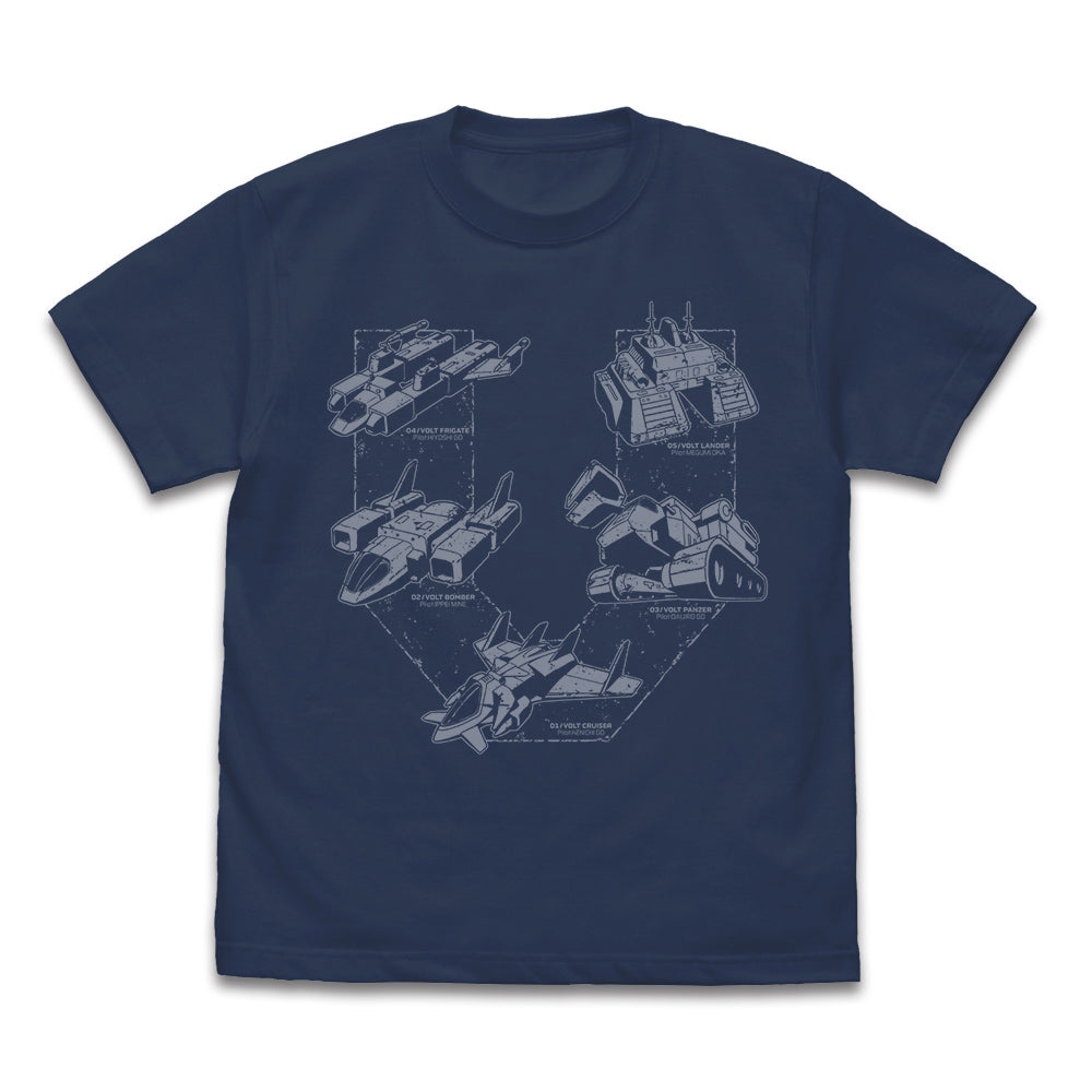 『超電磁マシーン ボルテスV』ボルトマシン Tシャツ スレート L