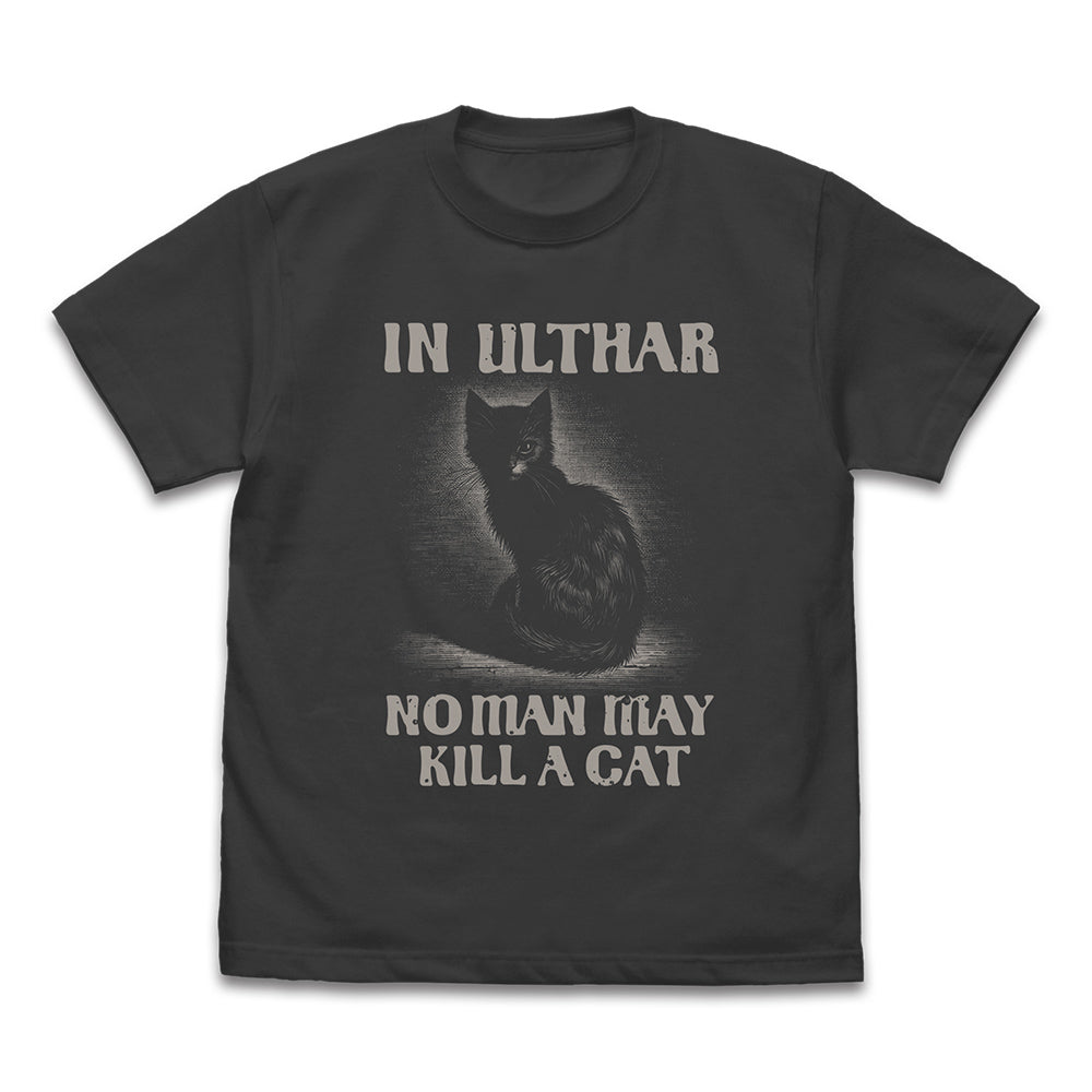 『ミスカトニック大学購買部』ウルタールの猫 Tシャツ スミ S