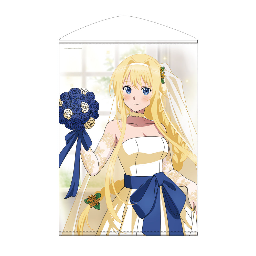 『ソードアート・オンライン』描き下ろし アリス B2タペストリー ウェディングドレスVer.