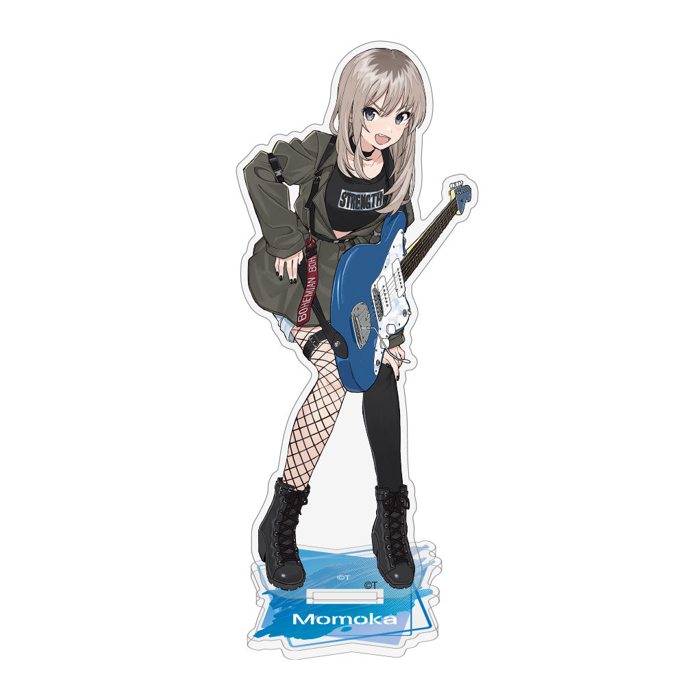 ガールズバンドクライ 井芹仁菜 特大アクリルスタンド バッドばつ丸 サンリオ ガールズバンドクライ 井芹仁菜 特大アクリルスタンド バッド