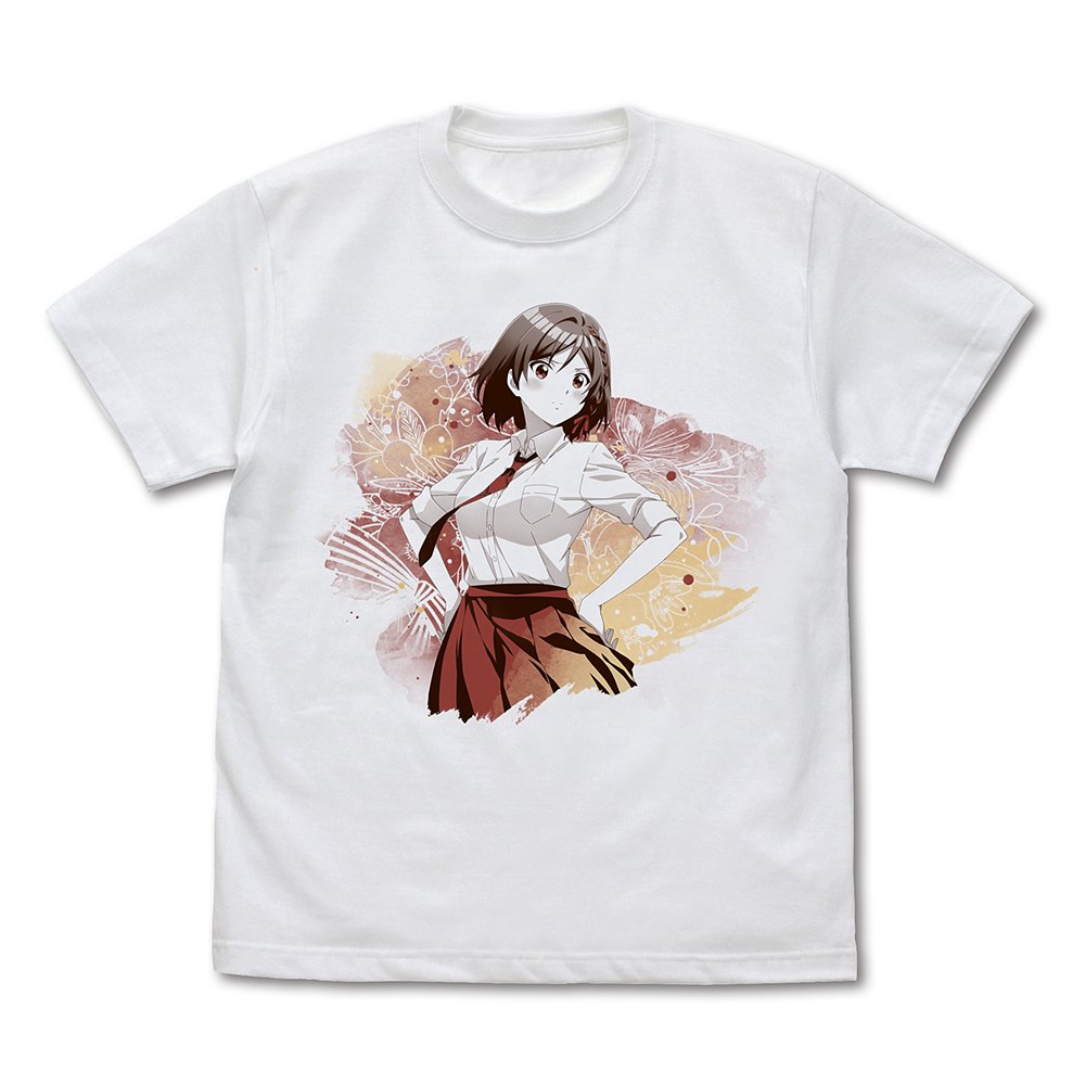 『クラスの大嫌いな女子と結婚することになった。』桜森朱音 ウォーターカラー Tシャツ ホワイト M
