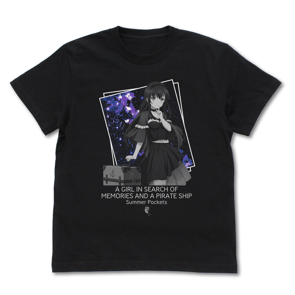 『Summer Pockets』久島鴎 Tシャツ ブラック L