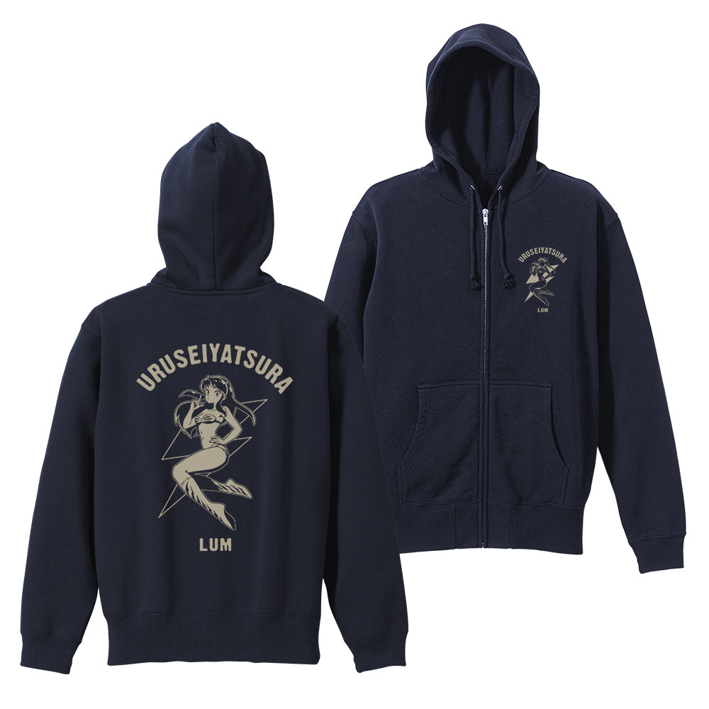 『うる星やつら』ラムの電撃 ジップパーカー モス L