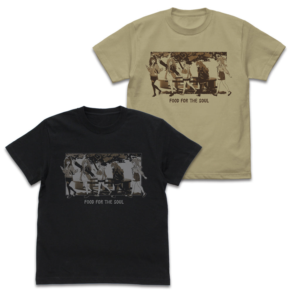 『日々は過ぎれど飯うまし』Tシャツ サンドカーキ M
