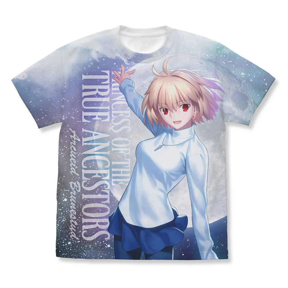 『月姫 -A piece of blue glass moon-』アルクェイド・ブリュンスタッド フルグラフィックTシャツ ホワイト XL