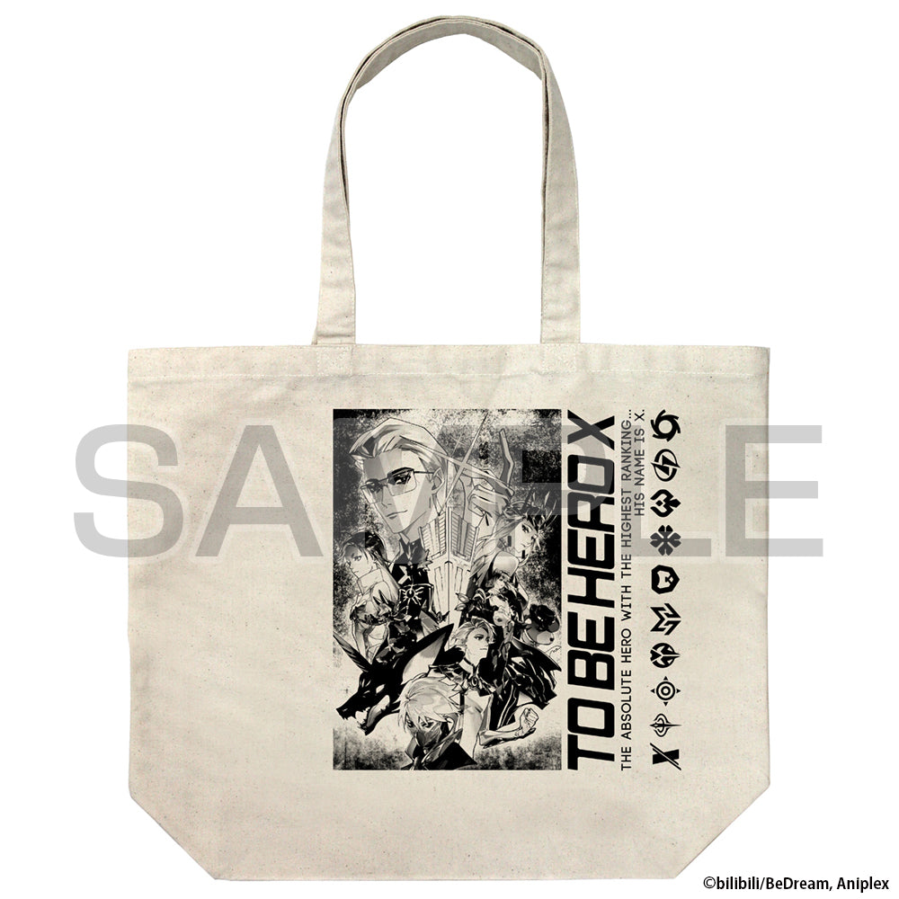『TO BE HERO X』ラージトート ナチュラル